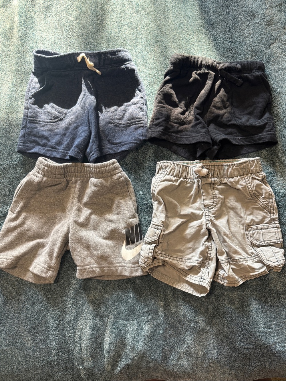 Carter's Navy and Black Kids Casual Shorts Set